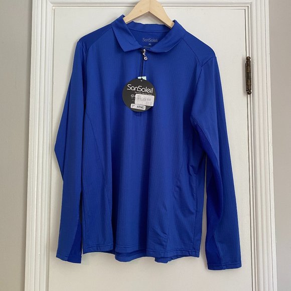 San Soleil Other - San Soleil Long Sleeve UPF 50 1/4 Zip Size XL Extra Large
